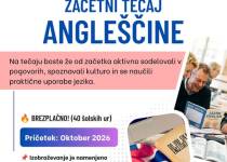 Ure angleščine vabijo že v oktobru!