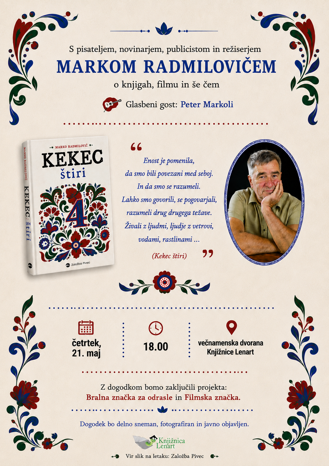 LETAK RADMILOVIČ MARKO KEKEC