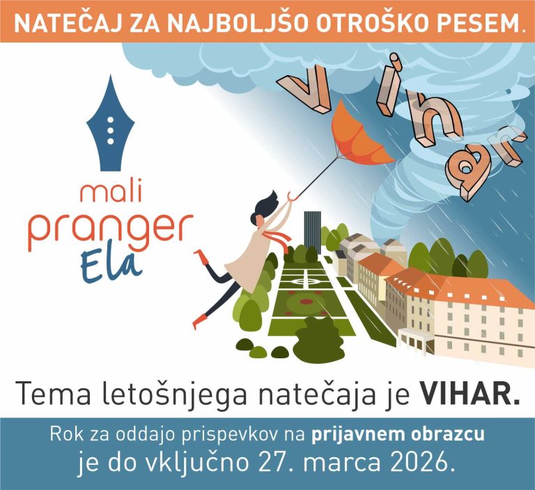 Natečaj za otroško pesem do 27. 3. 2026