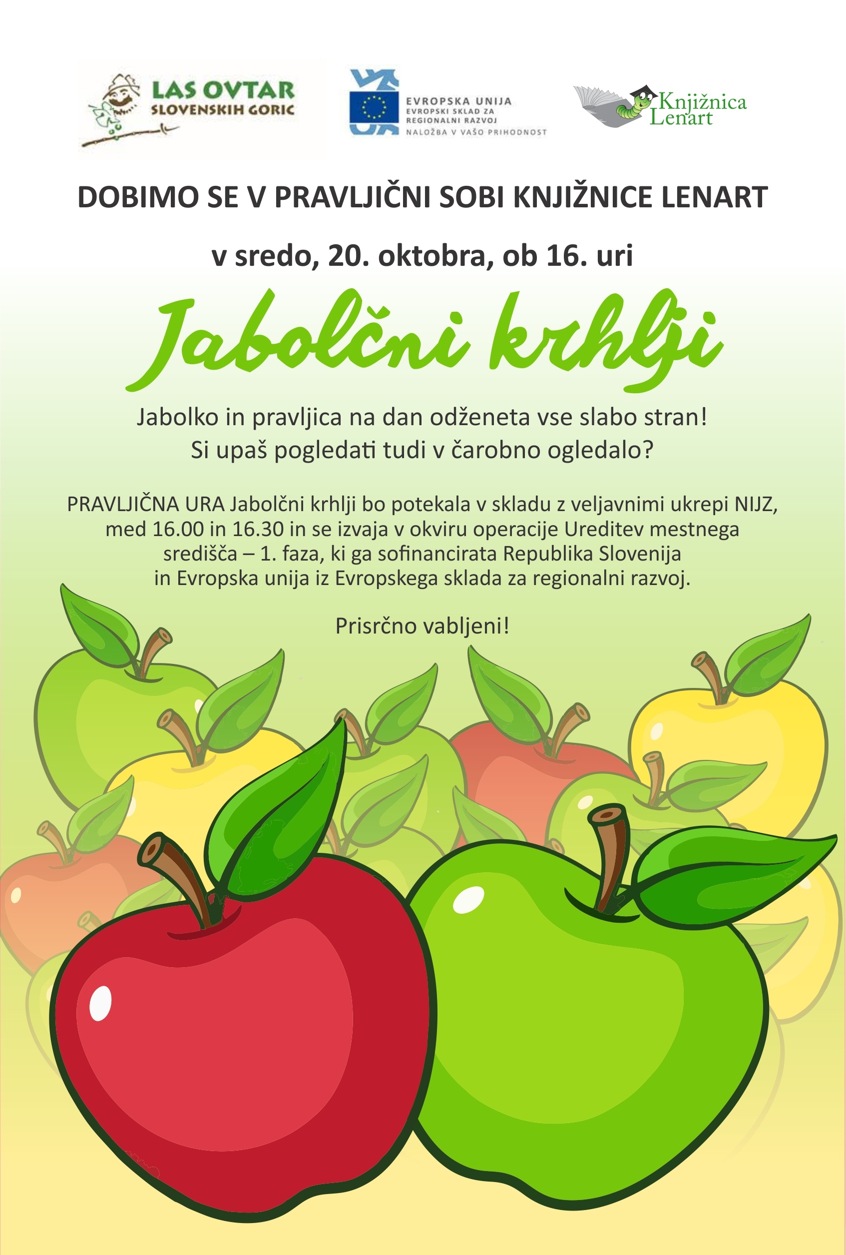 Pravljična 20. 10. 21 JABOLČNI KRHLJI
