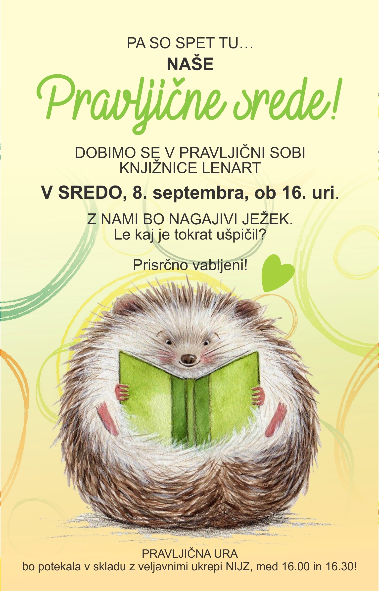 Pravljična 8. 9. 21 JEŽEK
