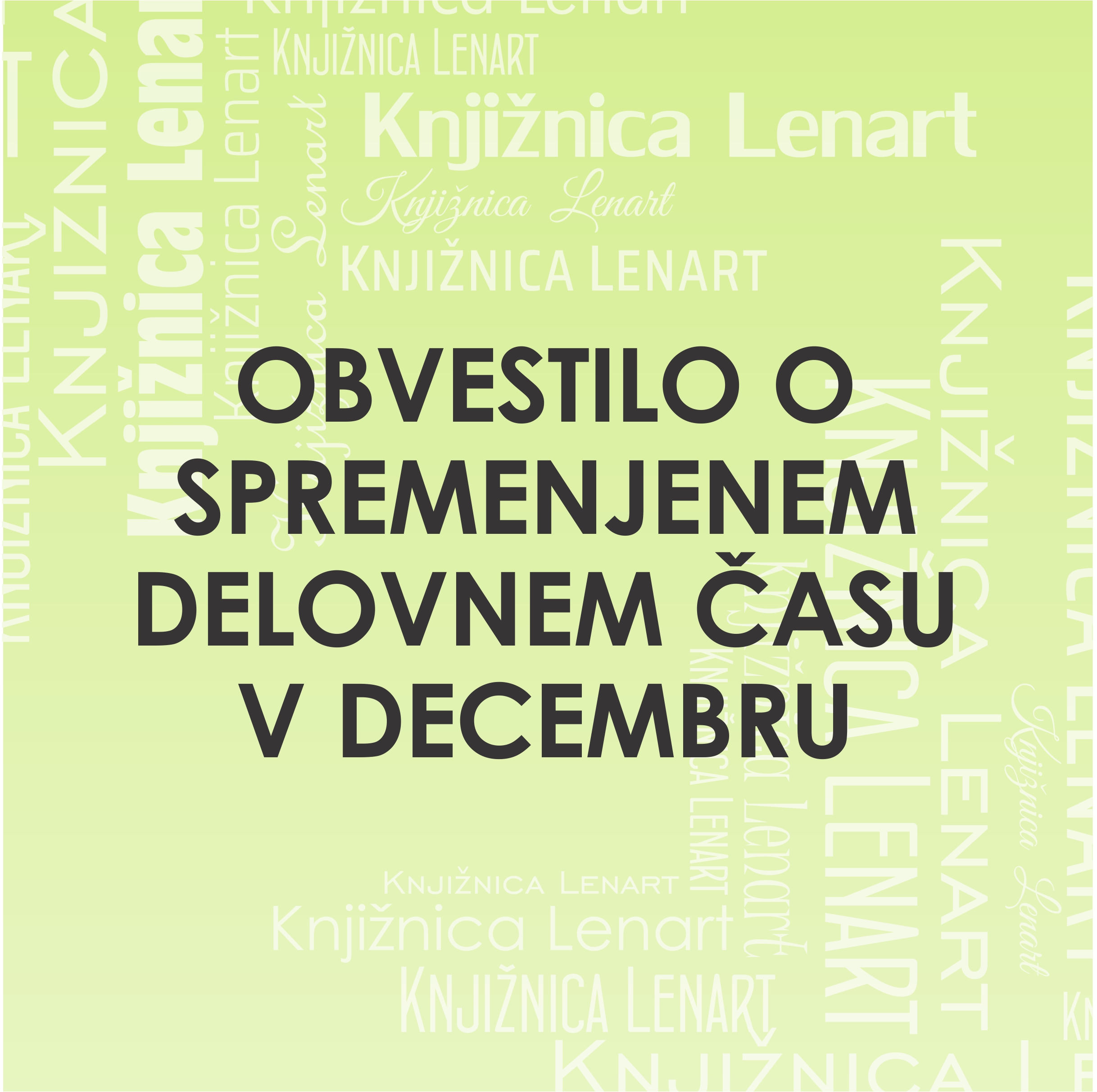 OBVESTILO sprememba DČ december