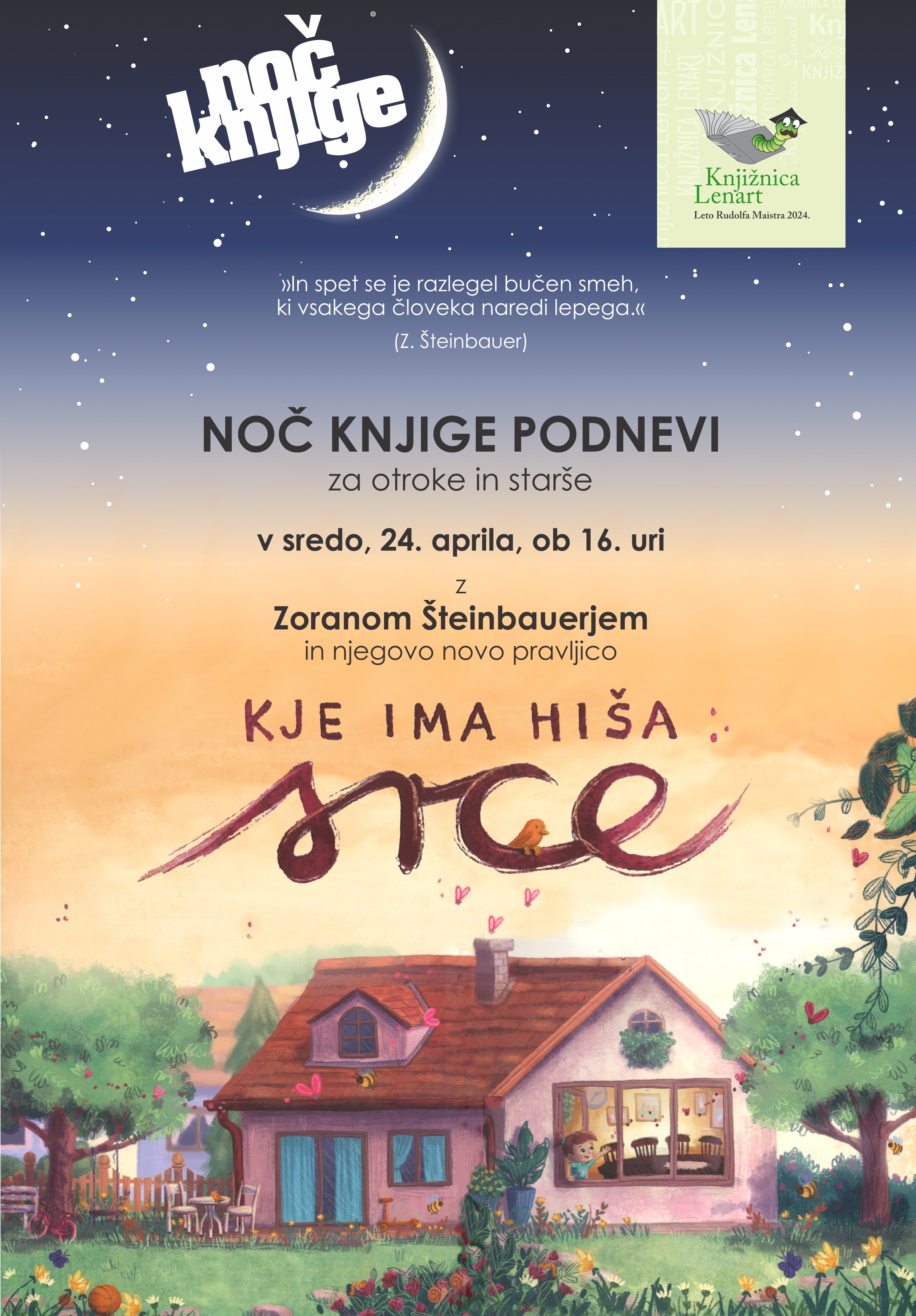 Pravljična 24 . 4. 2024 Kje ima hiša srce