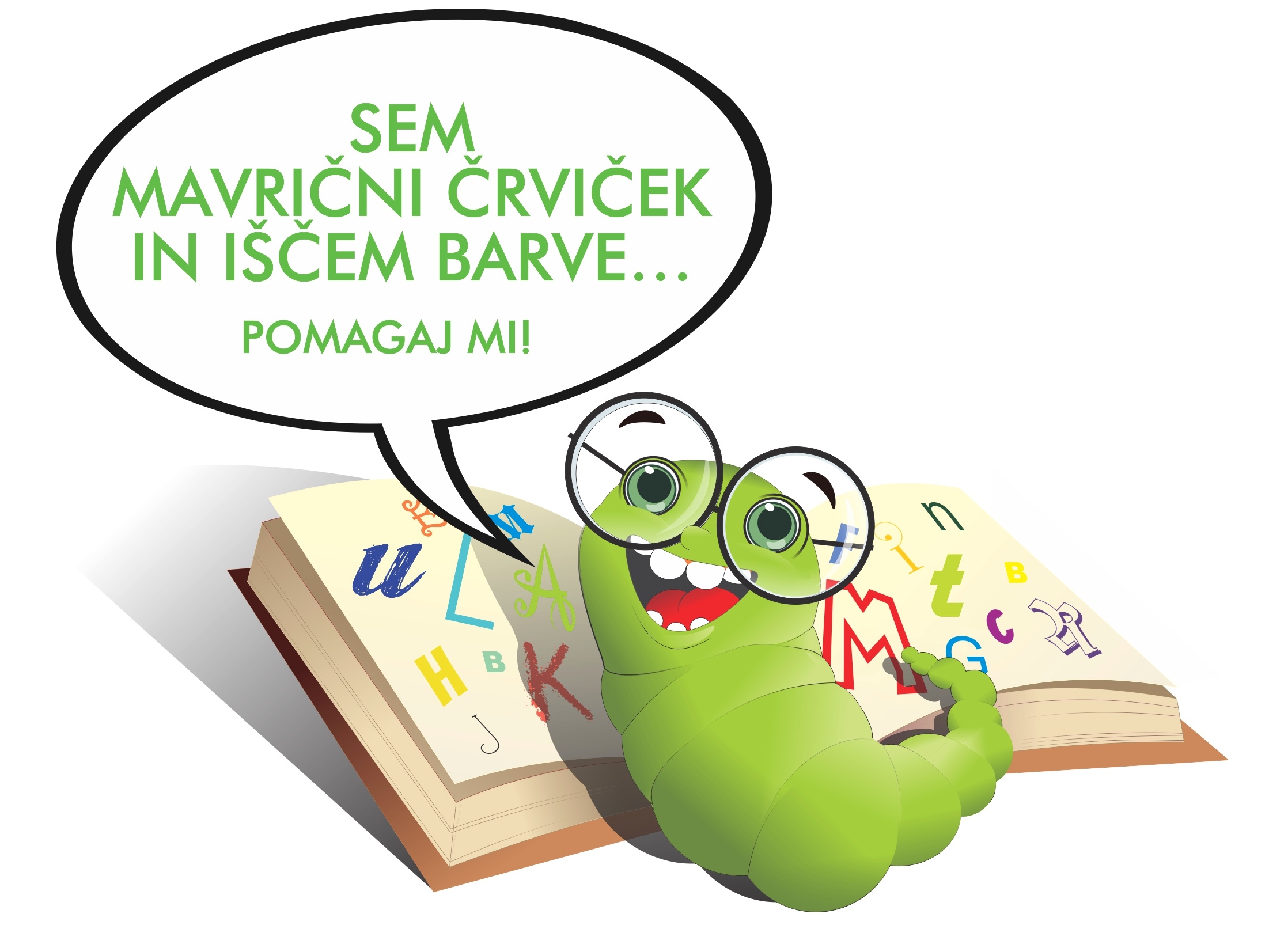 Črvičkov mavrični izziv NASLOVNICA